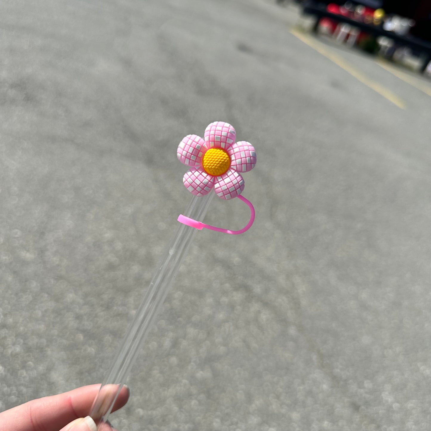 Bright Pink Stanley Straw Topper