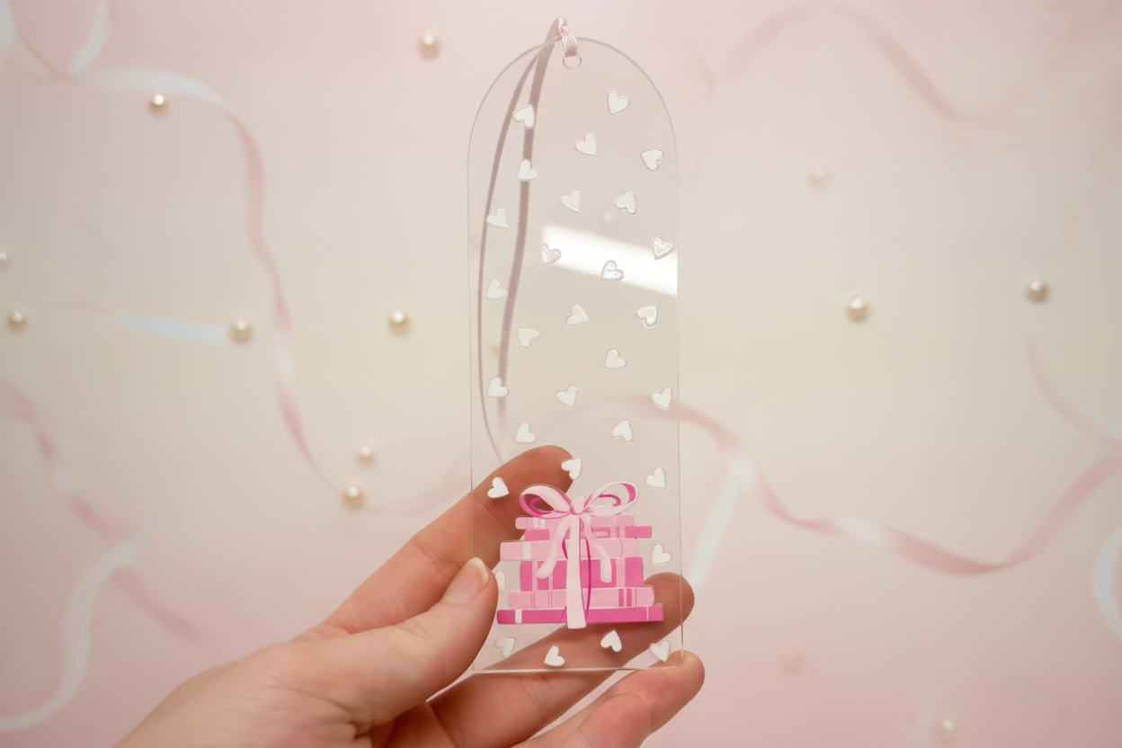 Hearts and Books Bookmark